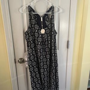 NWT Pink Blush lined dress with bow detail in back